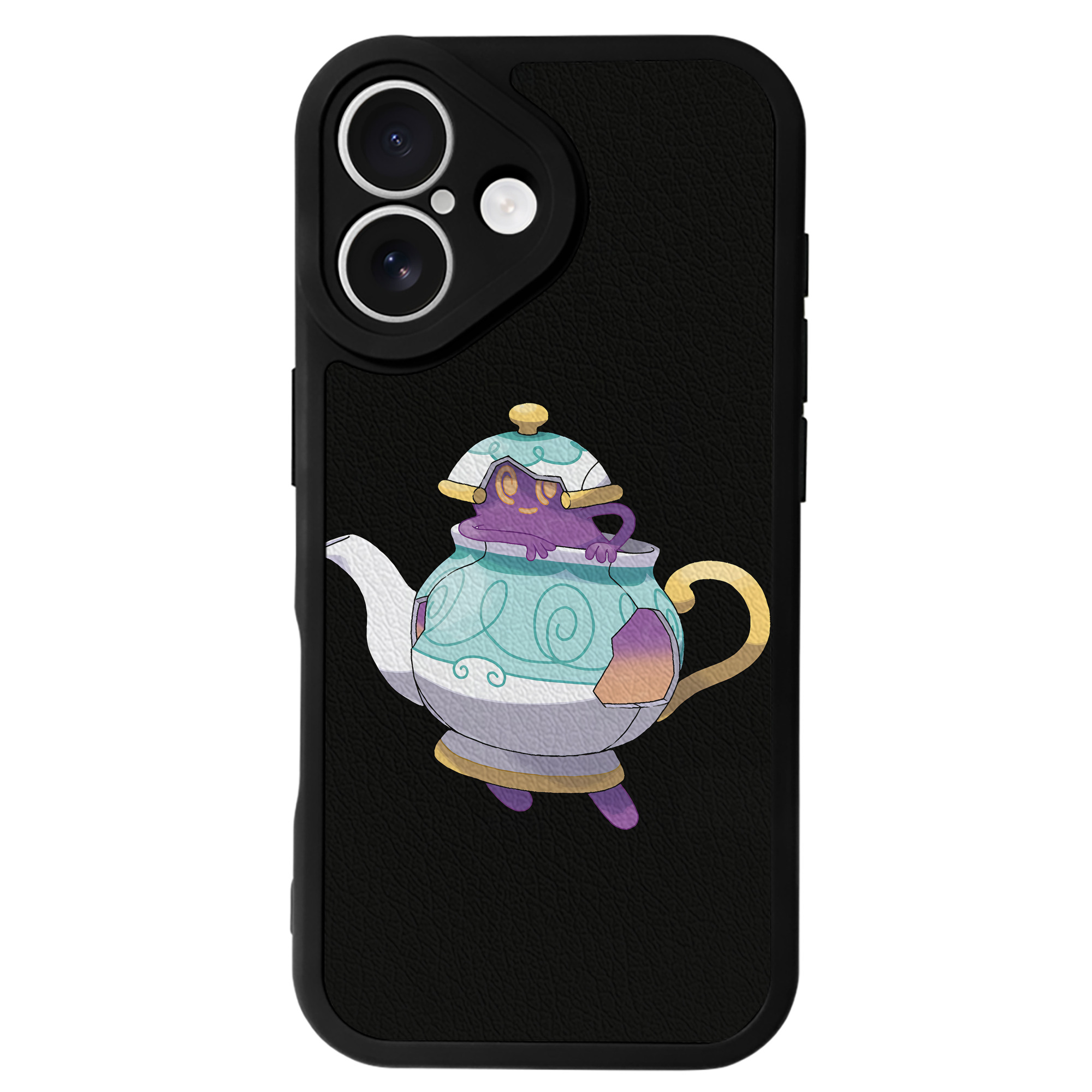 （画像用） ポケットモンスター Pokémon 【iPhone 16シリーズ対応】シリコンスマホケース（レザー調） 材質：シリコン